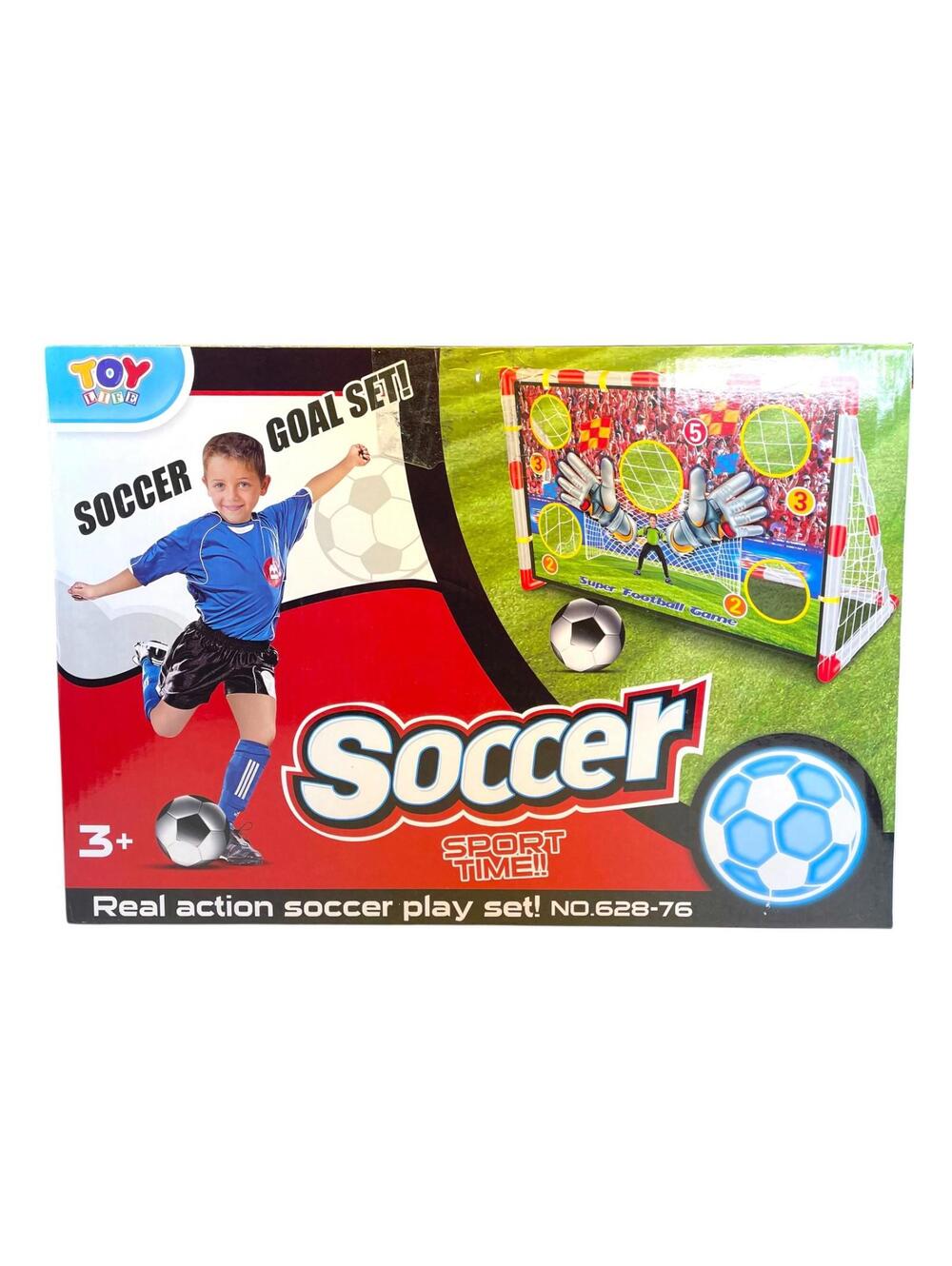 Toy Thing Soccer Goal Set Kids Outdoor Play Sports Game Ages 3+ New Box Damage